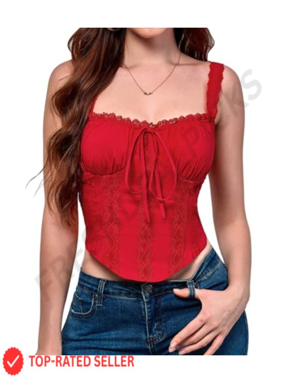 Lace Corset Top Y2K Bustier Sleeveless Open Back Going Out Summer